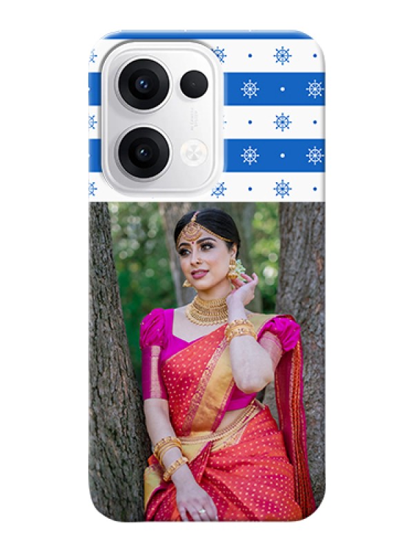 Custom Oppo Reno 13 5G Custom Hard Phone Case - Snow Pattern Design