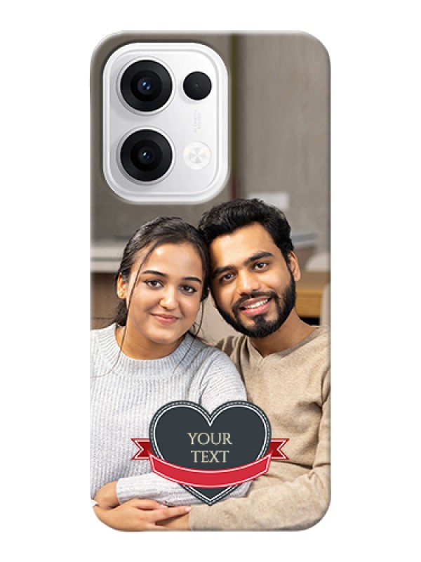 Custom Oppo Reno 13 5G Custom Hard Phone Case - Just Married Couple Design