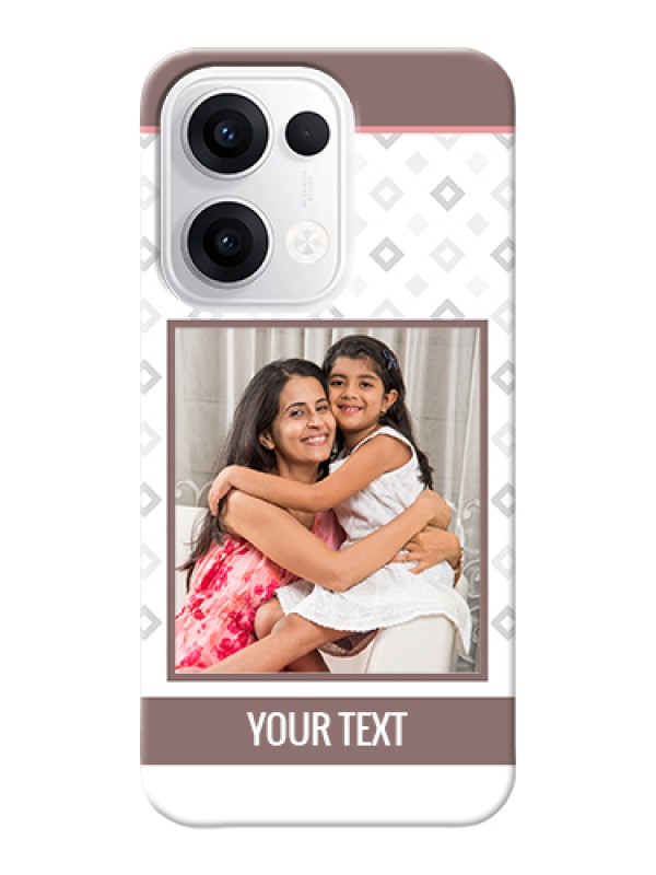 Custom Oppo Reno 13 5G Custom Hard Phone Case - Simple Diamond Design