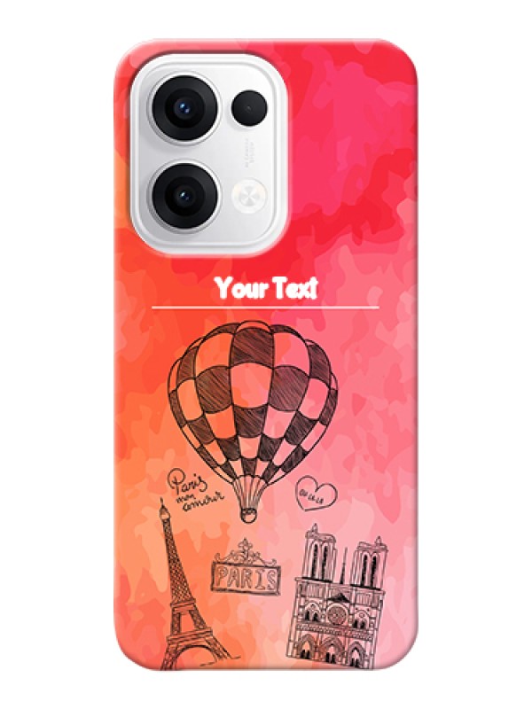 Custom Oppo Reno 13 5G Custom Hard Phone Case - Paris Theme Design