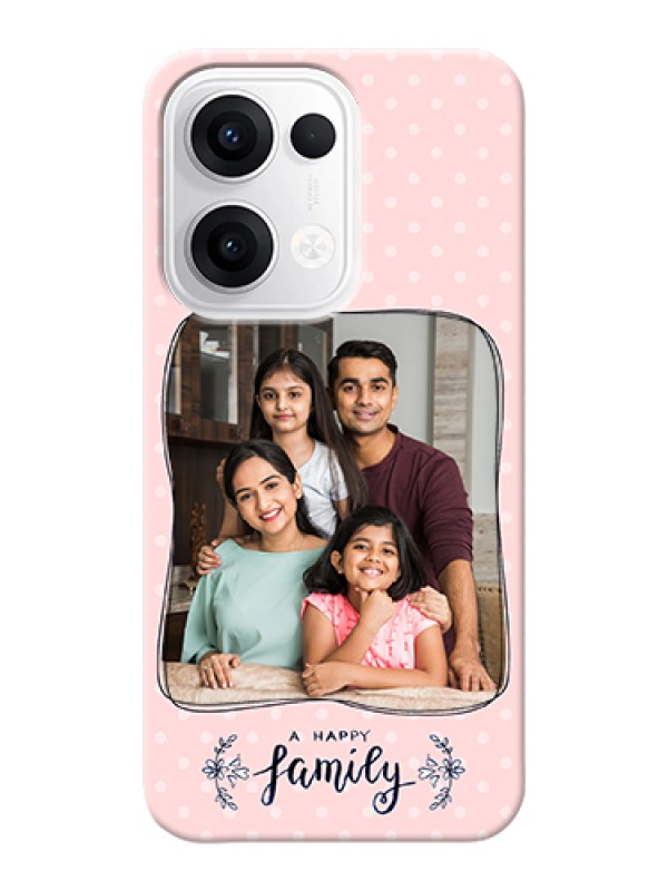 Custom Oppo Reno 13 5G Custom Hard Phone Case - Family With Dots Design