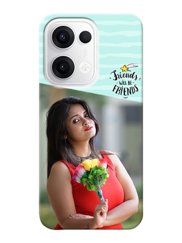 Custom Oppo Reno 13 5G Custom Hard Phone Case - Friends Picture Icon Design