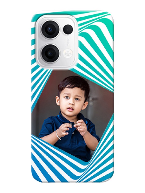 Custom Oppo Reno 13 5G Custom Hard Phone Case - Abstract Spiral Design