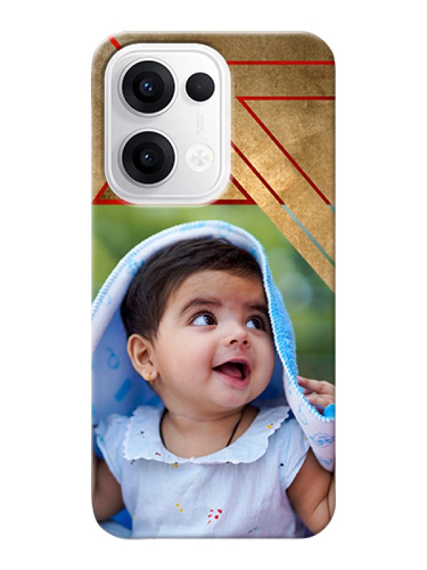 Custom Oppo Reno 13 5G Custom Hard Phone Case - Gradient Abstract Texture Design