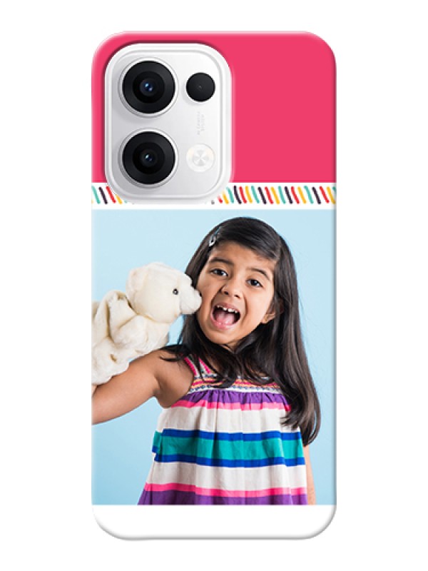 Custom Oppo Reno 13 5G Custom Hard Phone Case - Line Art Design