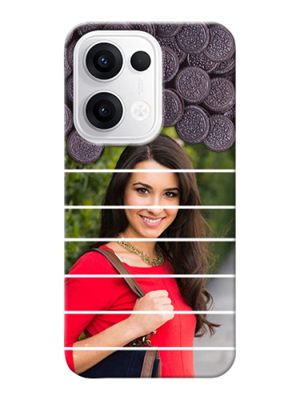 Custom Oppo Reno 13 5G Custom Hard Phone Case - With Oreo Biscuit Design