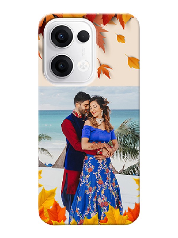 Custom Oppo Reno 13 5G Custom Hard Phone Case - Autumn Maple Leaves Design