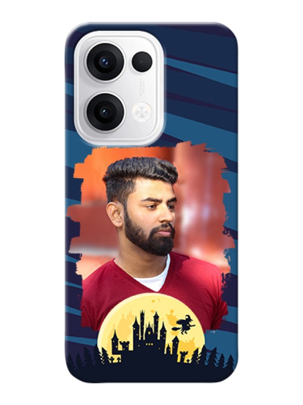 Custom Oppo Reno 13 5G Custom Hard Phone Case - Halloween Witch Design