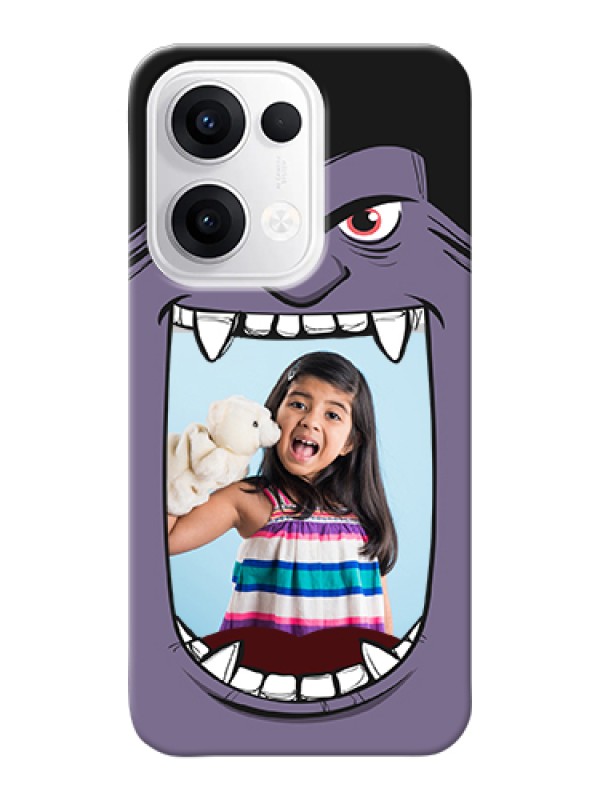 Custom Oppo Reno 13 5G Custom Hard Phone Case - Angry Monster Design