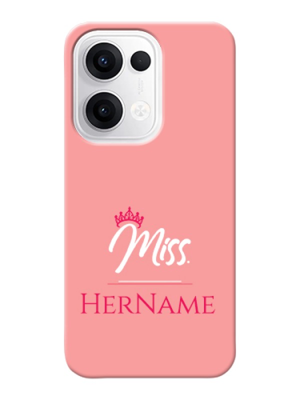 Custom Oppo Reno 13 5G Custom Hard Phone Case - Mrs With Name Design