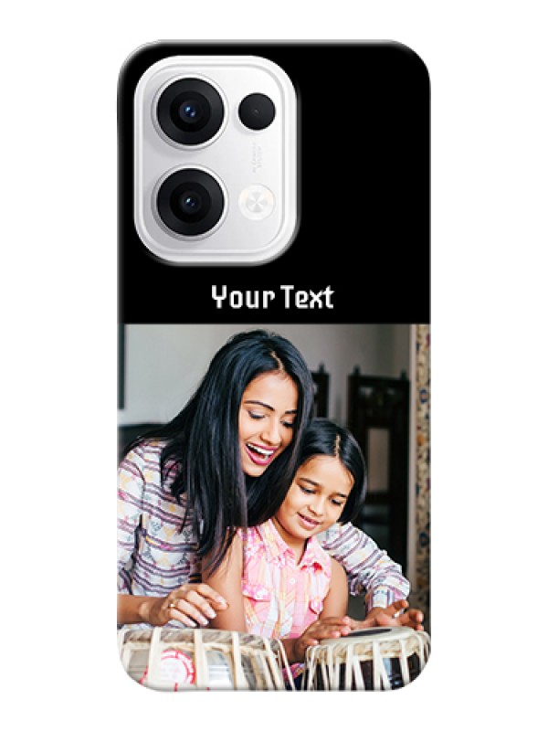 Custom Oppo Reno 13 5G Custom Hard Phone Case - Photo With Name Design