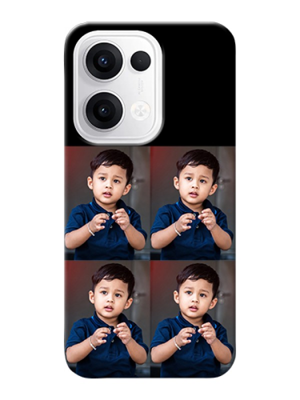 Custom Oppo Reno 13 5G Custom Hard Phone Case - 4 Image Holder Design