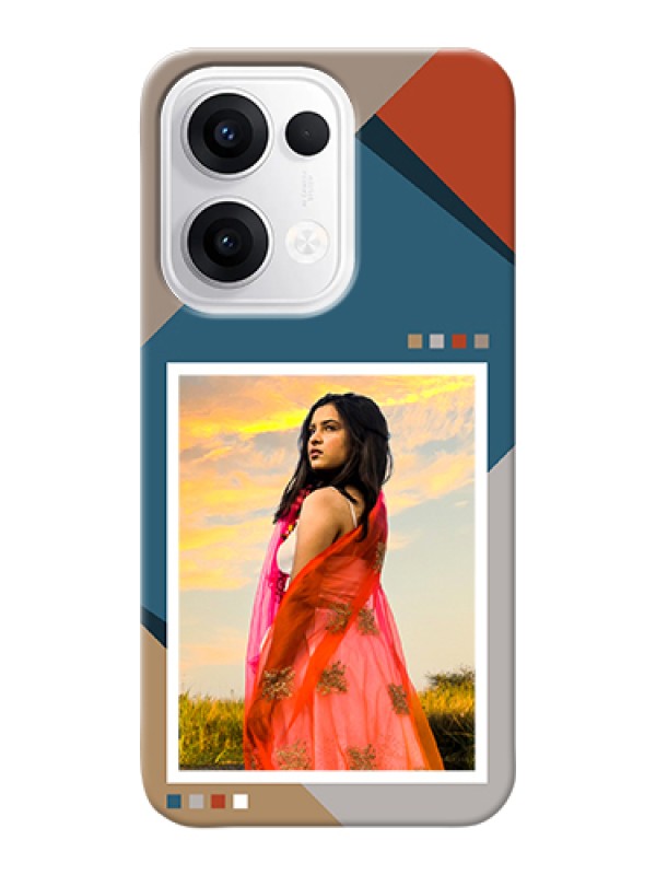 Custom Oppo Reno 13 5G Custom Hard Phone Case - Retro Color Pallet Design