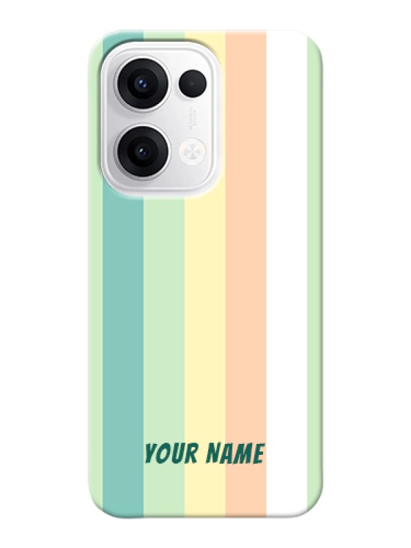 Custom Oppo Reno 13 5G Custom Hard Phone Case - Multi - Colour Stripes Design