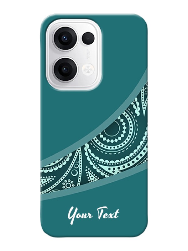 Custom Oppo Reno 13 5G Custom Hard Phone Case - Semi Visible Floral Design