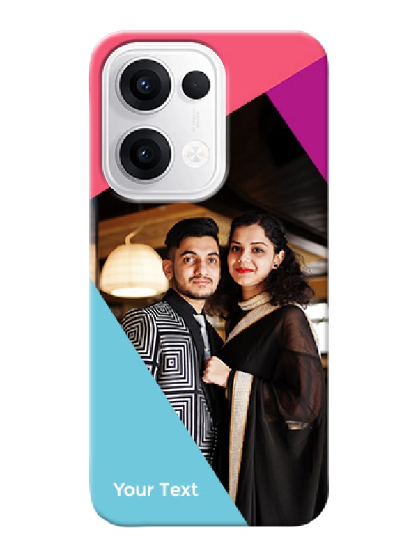 Custom Oppo Reno 13 5G Custom Hard Phone Case - Stacked Triple Colour Design