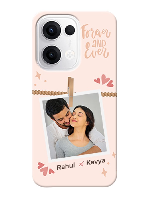 Custom Oppo Reno 13 5G Custom Hard Phone Case - Forever And Ever Love Design