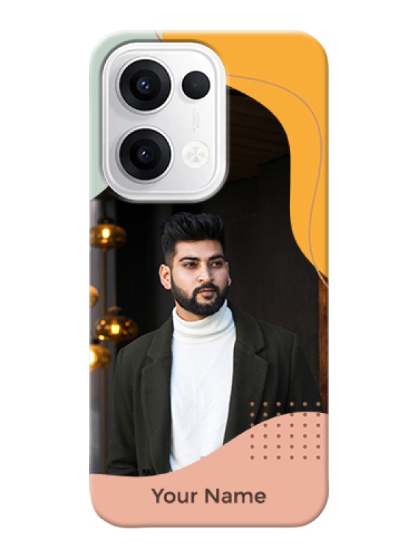 Custom Oppo Reno 13 5G Custom Hard Phone Case - Tri - Coloured Overlay Design