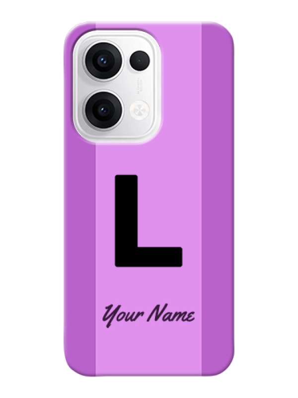 Custom Oppo Reno 13 5G Custom Hard Phone Case - Tricolor Custom Text Design