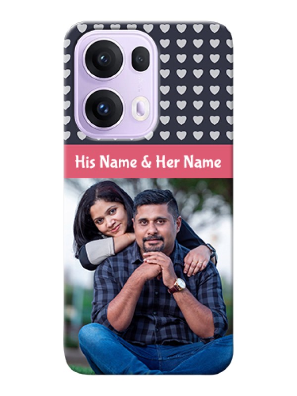 Custom Oppo Reno 13 Pro 5G Custom Hard Phone Case - Love Symbols Design