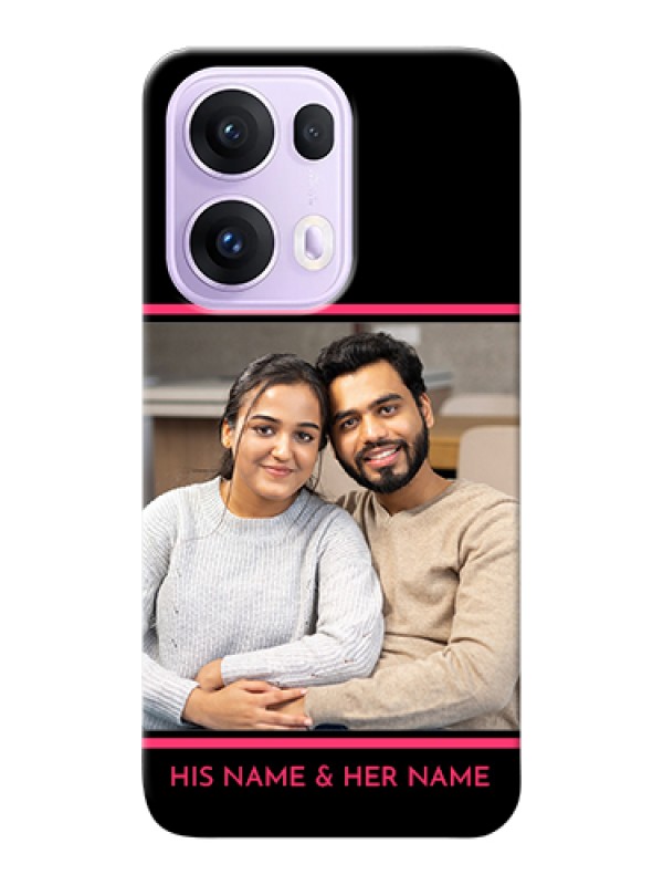 Custom Oppo Reno 13 Pro 5G Custom Hard Phone Case - With Add Text Design