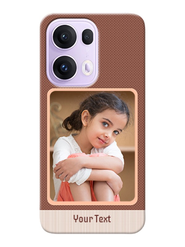 Custom Oppo Reno 13 Pro 5G Custom Hard Phone Case - Simple Pic Upload Design