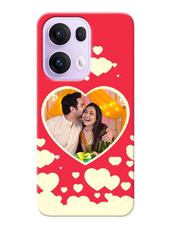Custom Oppo Reno 13 Pro 5G Custom Hard Phone Case - Love Symbols Phone Cover Design