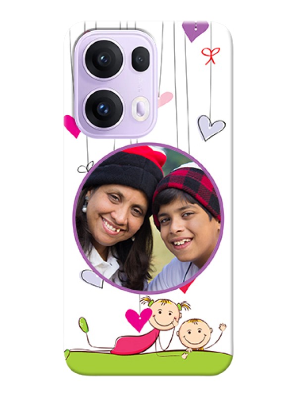 Custom Oppo Reno 13 Pro 5G Custom Hard Phone Case - Cute Kids Phone Case Design