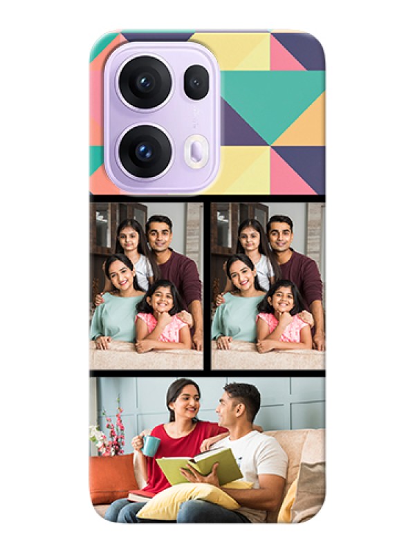 Custom Oppo Reno 13 Pro 5G Custom Hard Phone Case - Bulk Pic Upload Design