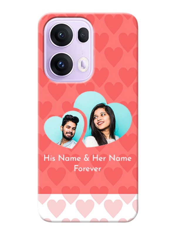 Custom Oppo Reno 13 Pro 5G Custom Hard Phone Case - Couple Pic Upload Design