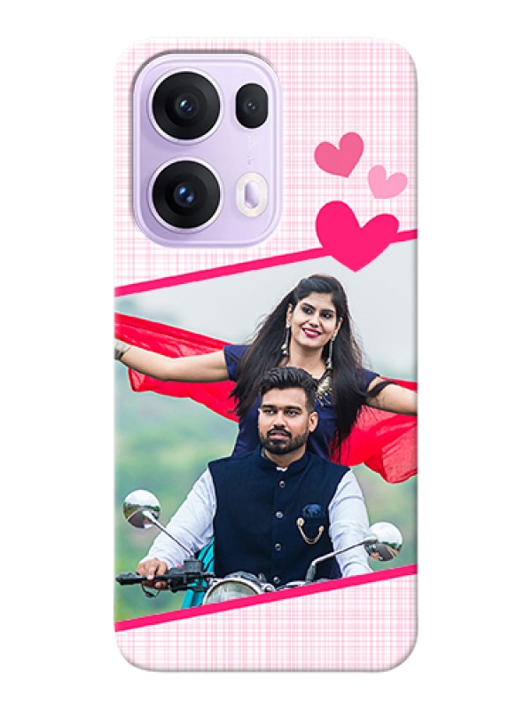 Custom Oppo Reno 13 Pro 5G Custom Hard Phone Case - Love Shape Heart Design