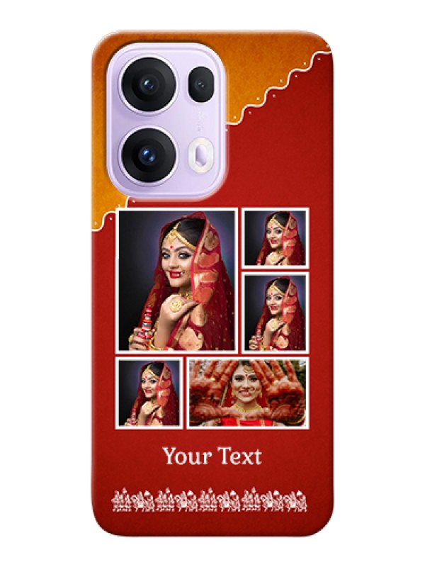 Custom Oppo Reno 13 Pro 5G Custom Hard Phone Case - Wedding Pic Upload Design