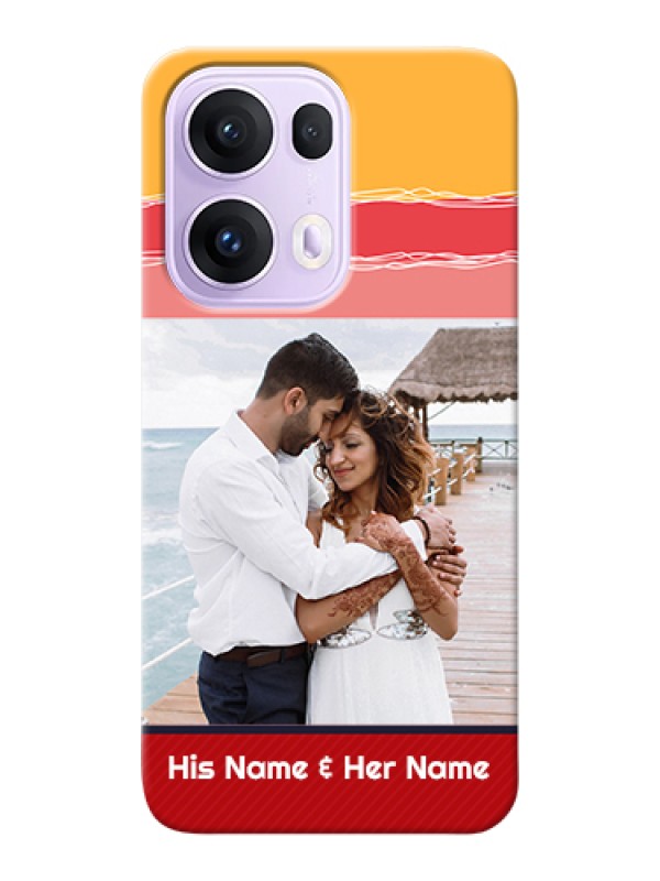 Custom Oppo Reno 13 Pro 5G Custom Hard Phone Case - Colorful Case Design