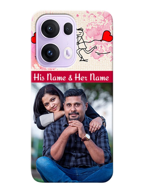 Custom Oppo Reno 13 Pro 5G Custom Hard Phone Case - You And Me Case Design