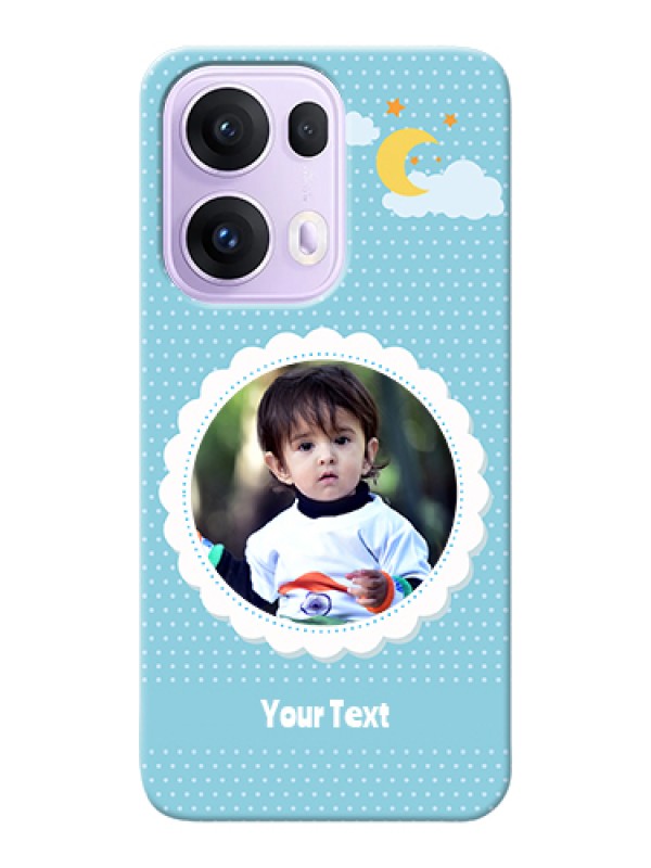 Custom Oppo Reno 13 Pro 5G Custom Hard Phone Case - Violet Pattern Design