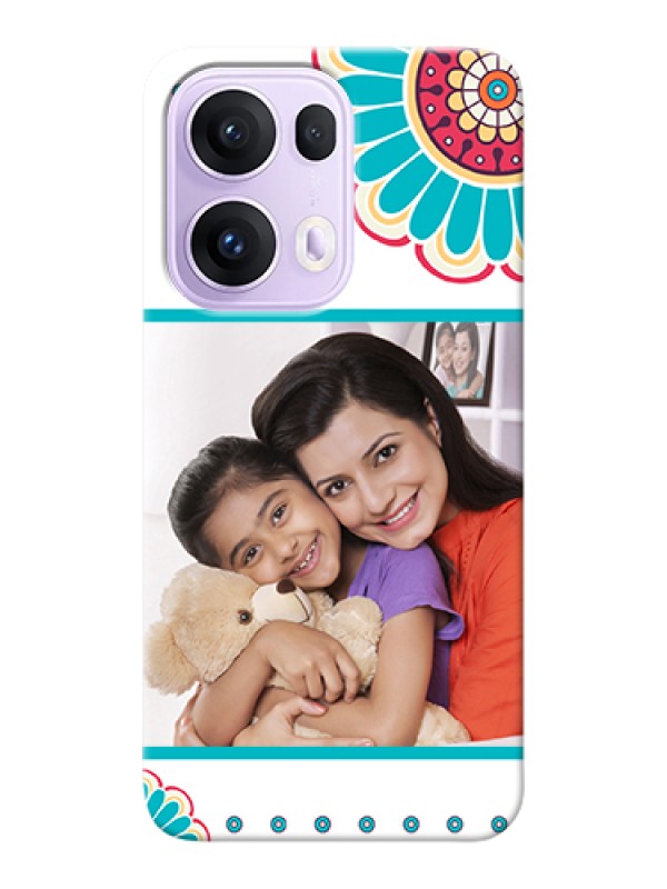 Custom Oppo Reno 13 Pro 5G Custom Hard Phone Case - Flower Design