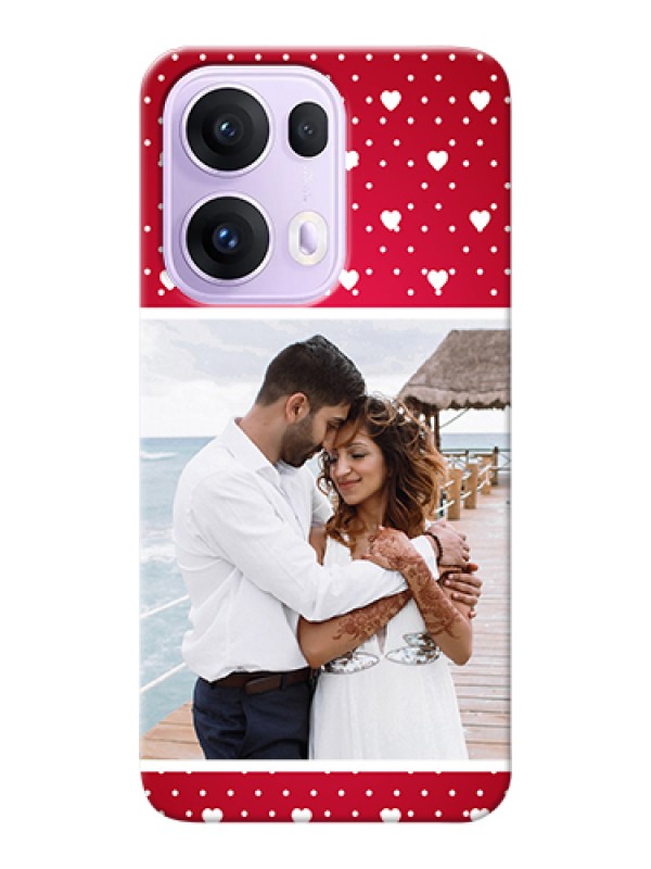 Custom Oppo Reno 13 Pro 5G Custom Hard Phone Case - Hearts Mobile Case Design