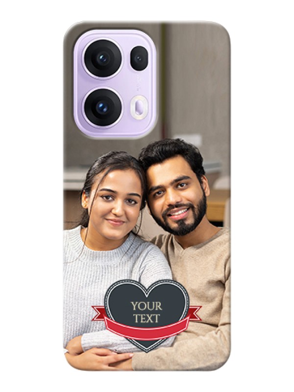 Custom Oppo Reno 13 Pro 5G Custom Hard Phone Case - Just Married Couple Design