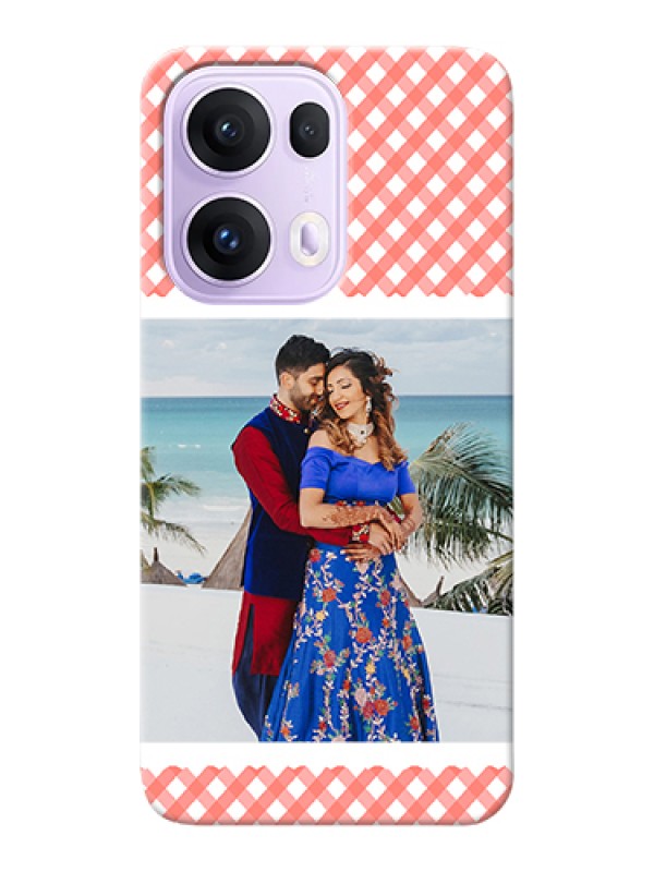 Custom Oppo Reno 13 Pro 5G Custom Hard Phone Case - Pink Pattern Design