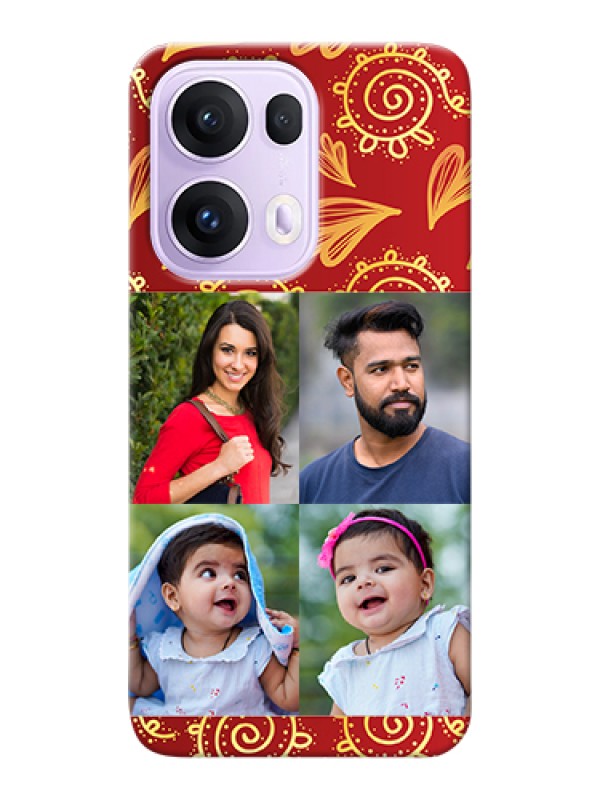 Custom Oppo Reno 13 Pro 5G Custom Hard Phone Case - 4 Image Traditional Design