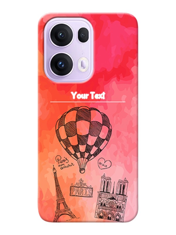 Custom Oppo Reno 13 Pro 5G Custom Hard Phone Case - Paris Theme Design