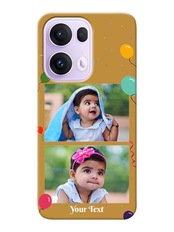 Custom Oppo Reno 13 Pro 5G Custom Hard Phone Case - Image Holder With Birthday Celebrations Design