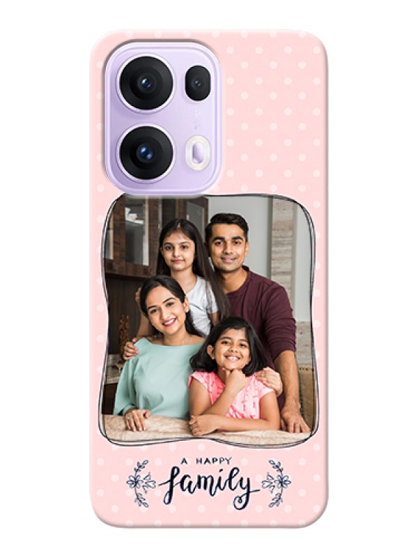 Custom Oppo Reno 13 Pro 5G Custom Hard Phone Case - Family With Dots Design