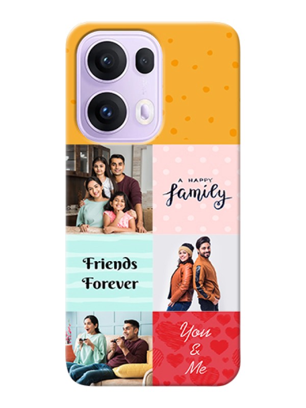 Custom Oppo Reno 13 Pro 5G Custom Hard Phone Case - Images With Quotes Design