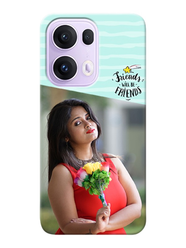 Custom Oppo Reno 13 Pro 5G Custom Hard Phone Case - Friends Picture Icon Design