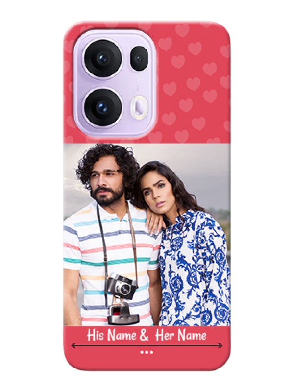 Custom Oppo Reno 13 Pro 5G Custom Hard Phone Case - Simple Love Design