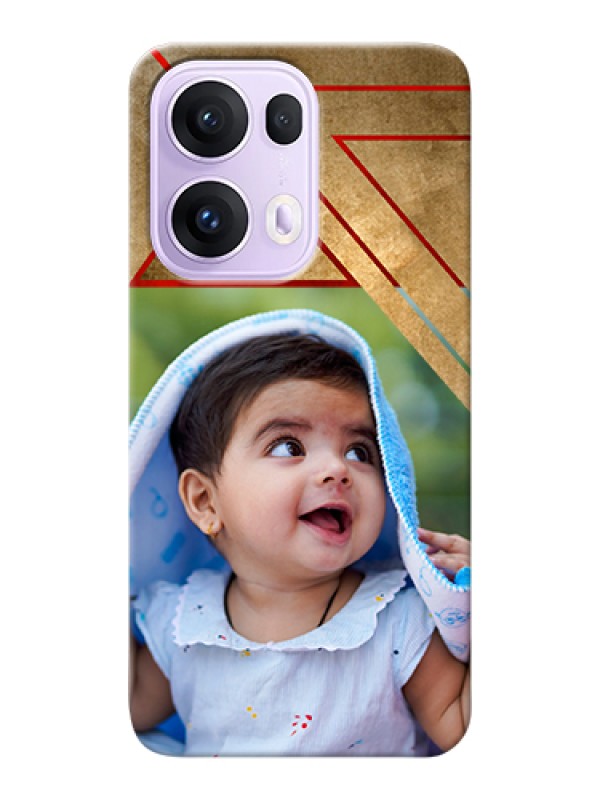 Custom Oppo Reno 13 Pro 5G Custom Hard Phone Case - Gradient Abstract Texture Design