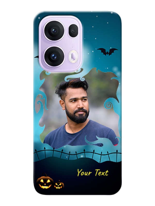Custom Oppo Reno 13 Pro 5G Custom Hard Phone Case - Halloween Frame Design