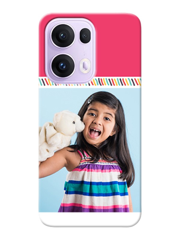 Custom Oppo Reno 13 Pro 5G Custom Hard Phone Case - Line Art Design