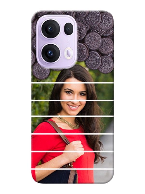 Custom Oppo Reno 13 Pro 5G Custom Hard Phone Case - With Oreo Biscuit Design